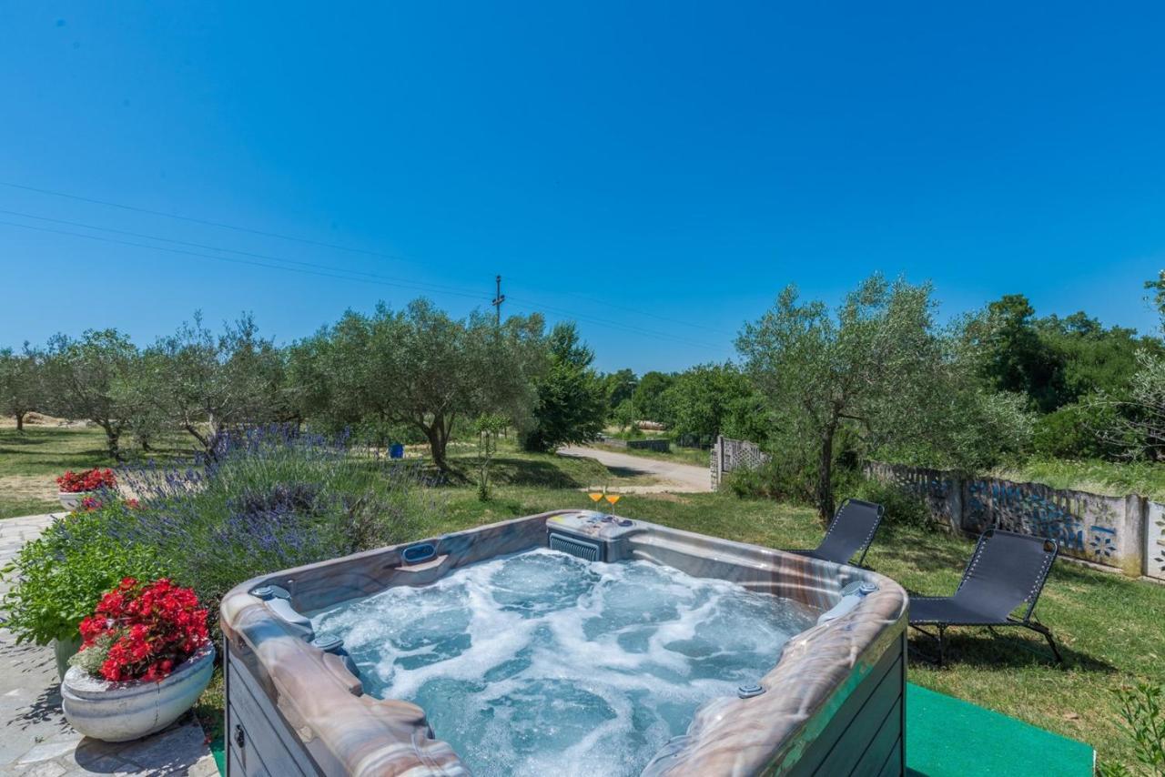 Ferienhaus Zora With Whirlpool Sveti Lovreč Pazenatički Dış mekan fotoğraf